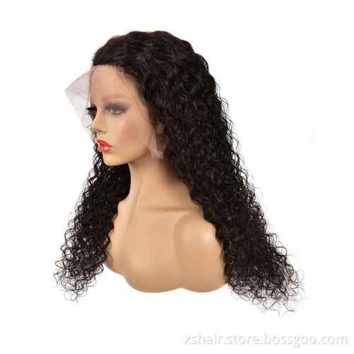 Custom human hair wigs Long wavy human hair wigs Kinky Curly Peruvian hair wig